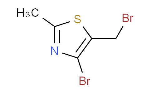 CAS No. 1799412-37-5, 4-Bromo-5-(bromomethyl)-2-methylthiazole