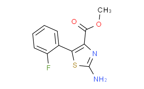 CAS No. 886361-38-2, Methyl 2-amino-5-(2-fluorophenyl)thiazole-4-carboxylate