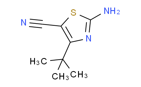 CAS No. 303994-99-2, 2-Amino-4-(tert-butyl)thiazole-5-carbonitrile