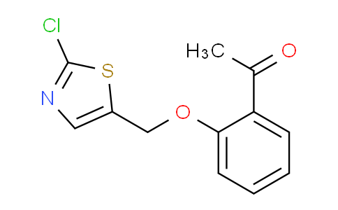 CAS No. 320423-63-0, 1-(2-((2-Chlorothiazol-5-yl)methoxy)phenyl)ethanone