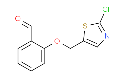 CAS No. 338393-47-8, 2-((2-Chlorothiazol-5-yl)methoxy)benzaldehyde