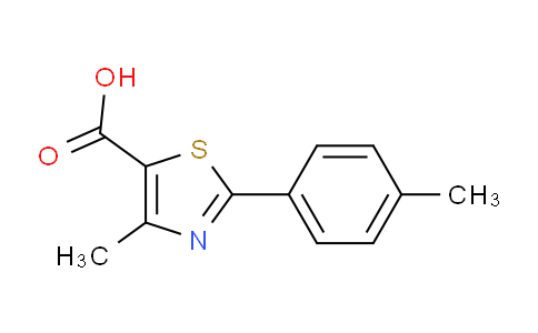 CAS No. 54001-13-7, 4-Methyl-2-(p-tolyl)thiazole-5-carboxylic acid