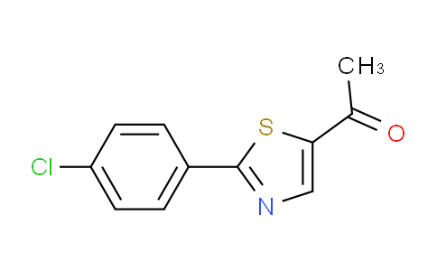 CAS No. 57560-99-3, 1-(2-(4-Chlorophenyl)thiazol-5-yl)ethanone