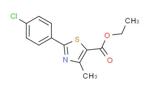 CAS No. 54001-12-6, Ethyl 2-(4-chlorophenyl)-4-methylthiazole-5-carboxylate