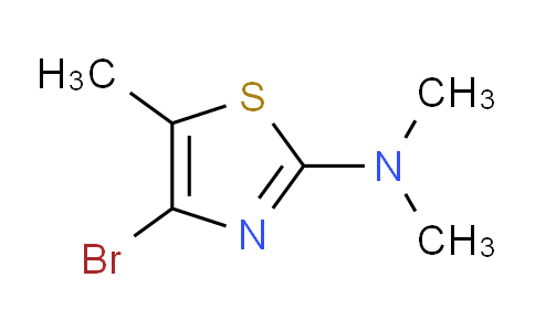 CAS No. 1823902-52-8, 4-Bromo-N,N,5-trimethylthiazol-2-amine