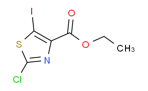 CAS No. 1823953-41-8, Ethyl 2-chloro-5-iodothiazole-4-carboxylate