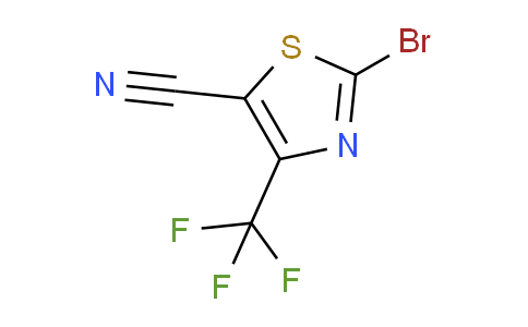 CAS No. 1823869-30-2, 2-Bromo-4-(trifluoromethyl)thiazole-5-carbonitrile