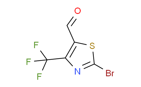 CAS No. 1823346-47-9, 2-Bromo-4-(trifluoromethyl)thiazole-5-carbaldehyde