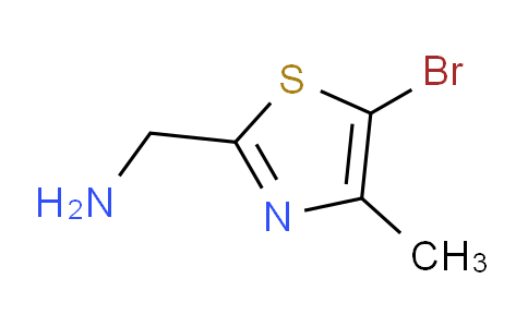 CAS No. 1515474-34-6, (5-Bromo-4-methylthiazol-2-yl)methanamine