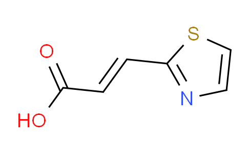 CAS No. 144163-52-0, (E)-3-(Thiazol-2-yl)acrylic acid