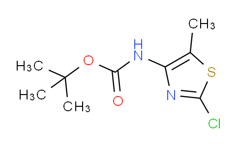 CAS No. 1823913-82-1, tert-Butyl (2-chloro-5-methylthiazol-4-yl)carbamate