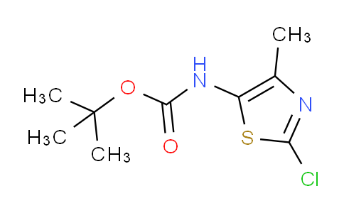 CAS No. 1779862-76-8, tert-Butyl (2-chloro-4-methylthiazol-5-yl)carbamate