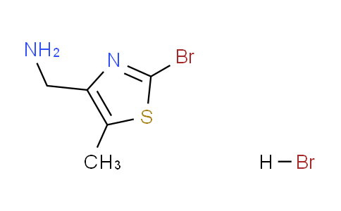 CAS No. 1956322-71-6, (2-Bromo-5-methylthiazol-4-yl)methanamine hydrobromide