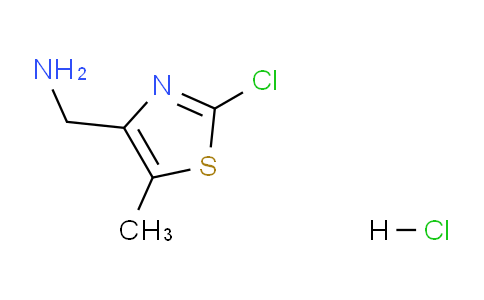 CAS No. 1956306-87-8, (2-Chloro-5-methylthiazol-4-yl)methanamine hydrochloride