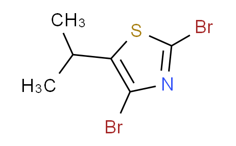 CAS No. 1823346-89-9, 2,4-Dibromo-5-isopropylthiazole