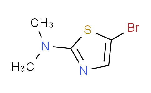 CAS No. 66571-60-6, 5-bromo-N,N-dimethylthiazol-2-amine