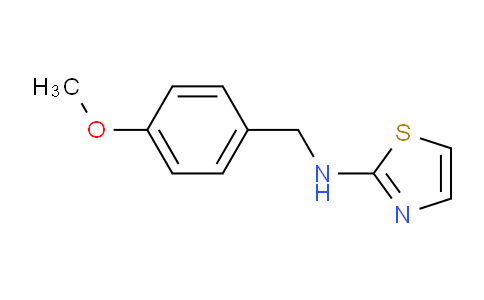CAS No. 384858-14-4, N-(4-Methoxybenzyl)thiazol-2-amine