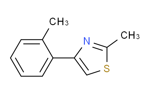 CAS No. 1802489-68-4, 2-Methyl-4-(o-tolyl)thiazole
