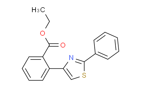 CAS No. 65349-17-9, Ethyl 2-(2-phenylthiazol-4-yl)benzoate