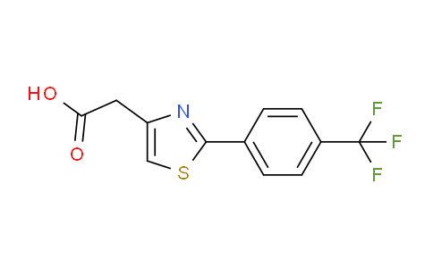CAS No. 17969-63-0, 2-(2-(4-(Trifluoromethyl)phenyl)thiazol-4-yl)acetic acid