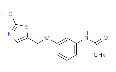 CAS No. 453557-52-3, N-(3-((2-Chlorothiazol-5-yl)methoxy)phenyl)acetamide