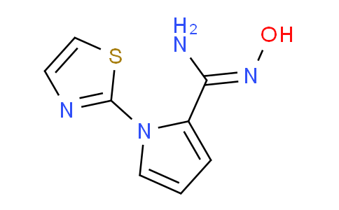 CAS No. 685107-91-9, N'-Hydroxy-1-(thiazol-2-yl)-1H-pyrrole-2-carboximidamide