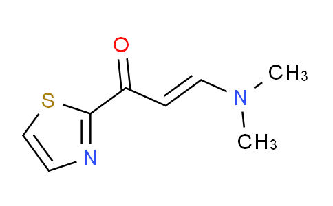 CAS No. 912848-91-0, 3-(Dimethylamino)-1-(thiazol-2-yl)prop-2-en-1-one