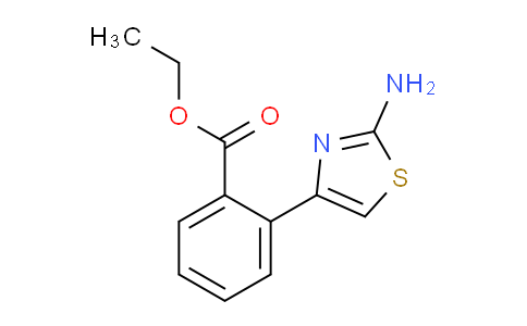 CAS No. 339010-09-2, Ethyl 2-(2-aminothiazol-4-yl)benzoate