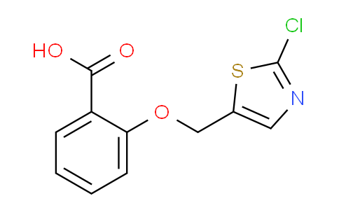 CAS No. 886360-91-4, 2-((2-Chlorothiazol-5-yl)methoxy)benzoic acid
