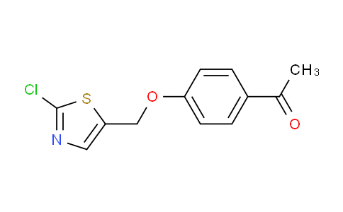 CAS No. 339104-75-5, 1-(4-((2-Chlorothiazol-5-yl)methoxy)phenyl)ethanone