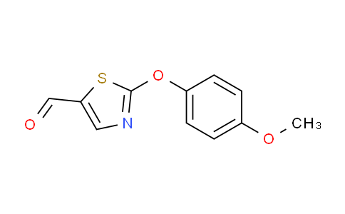 CAS No. 478081-25-3, 2-(4-Methoxyphenoxy)thiazole-5-carbaldehyde