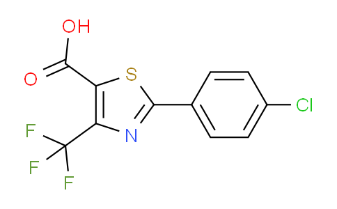 CAS No. 187998-87-4, 2-(4-Chlorophenyl)-4-(trifluoromethyl)thiazole-5-carboxylic acid