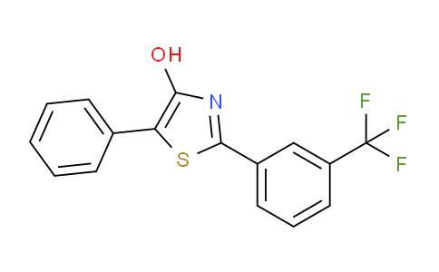 CAS No. 924868-98-4, 5-Phenyl-2-(3-(trifluoromethyl)phenyl)thiazol-4-ol