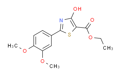 CAS No. 924868-99-5, Ethyl 2-(3,4-dimethoxyphenyl)-4-hydroxythiazole-5-carboxylate