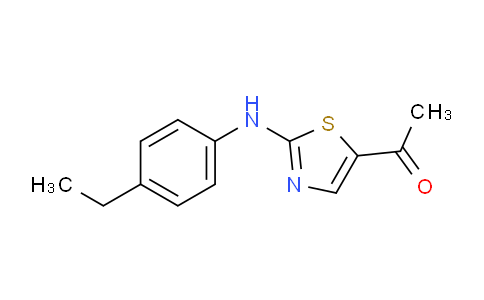 CAS No. 952183-58-3, 1-(2-((4-Ethylphenyl)amino)thiazol-5-yl)ethanone