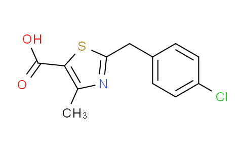 CAS No. 938001-17-3, 2-(4-Chlorobenzyl)-4-methylthiazole-5-carboxylic acid