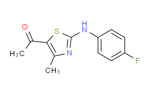 952183-69-6 | 1-(2-((4-Fluorophenyl)amino)-4-methylthiazol-5-yl)ethanone