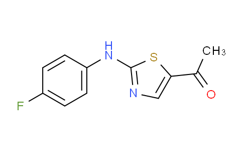 CAS No. 952183-71-0, 1-(2-((4-Fluorophenyl)amino)thiazol-5-yl)ethanone