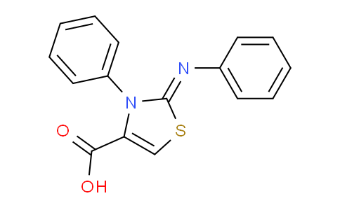 CAS No. 952182-42-2, 3-Phenyl-2-(phenylimino)-2,3-dihydrothiazole-4-carboxylic acid