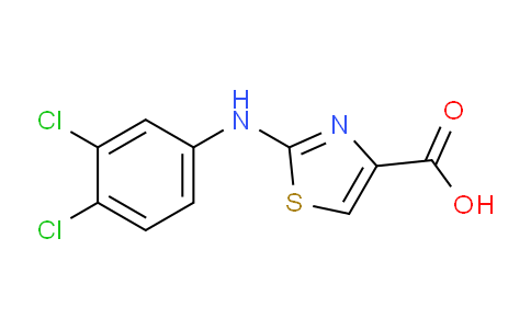 CAS No. 952182-44-4, 2-((3,4-Dichlorophenyl)amino)thiazole-4-carboxylic acid