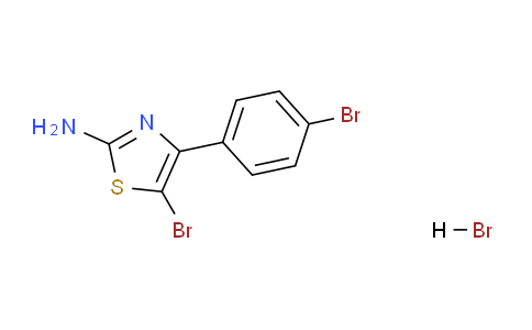 CAS No. 1172108-91-6, 5-Bromo-4-(4-bromophenyl)thiazol-2-amine hydrobromide