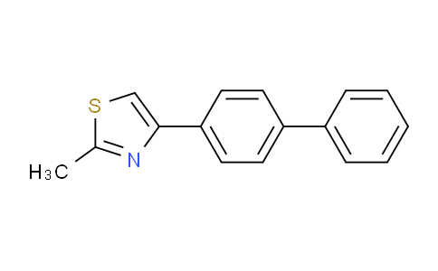 CAS No. 24864-19-5, 4-([1,1'-Biphenyl]-4-yl)-2-methylthiazole