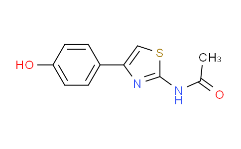 CAS No. 64309-02-0, N-(4-(4-Hydroxyphenyl)thiazol-2-yl)acetamide