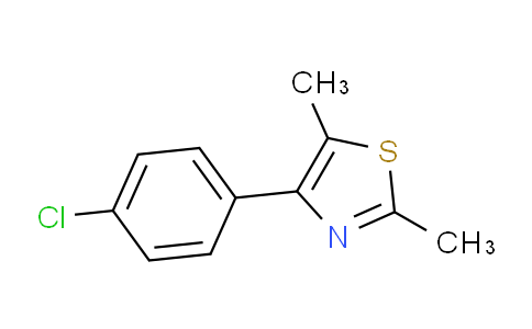CAS No. 206556-03-8, 4-(4-Chlorophenyl)-2,5-dimethylthiazole