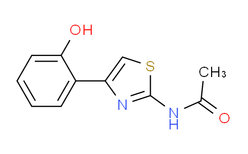CAS No. 78546-66-4, N-(4-(2-Hydroxyphenyl)thiazol-2-yl)acetamide