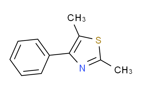 CAS No. 19968-59-3, 2,5-Dimethyl-4-phenylthiazole
