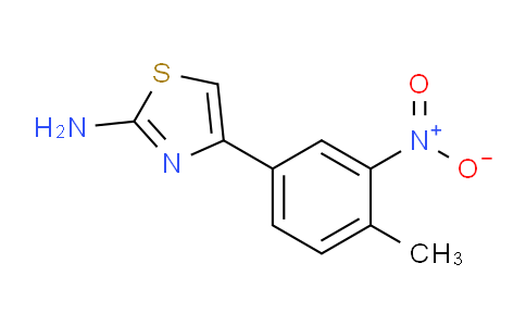 CAS No. 675602-95-6, 4-(4-Methyl-3-nitrophenyl)thiazol-2-amine