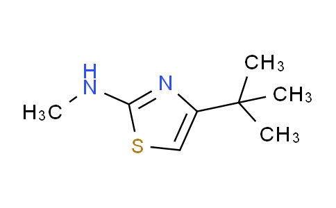 CAS No. 82202-31-1, 4-t-Butyl-2-(methylamino)thiazole