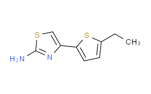 CAS No. 524932-70-5, 4-(5-Ethylthiophen-2-yl)thiazol-2-amine