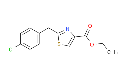 CAS No. 477872-92-7, Ethyl 2-[(4-chlorophenyl)methyl]-1,3-thiazole-4-carboxylate